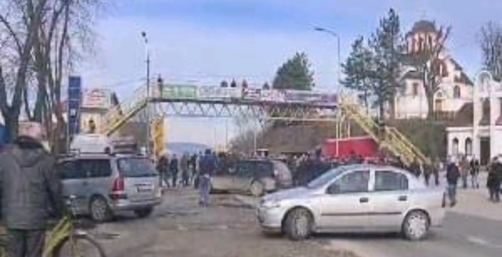 Блокада у Прељини, фото: РТС