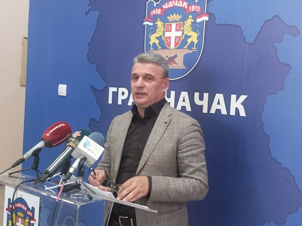 Милун Тодоровић, градоначелник Чачка